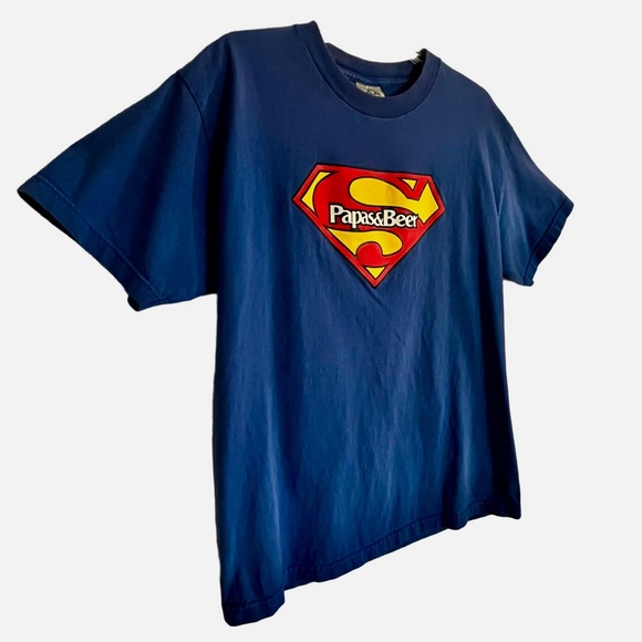 📿Papas&Beer Mexico HTF Vintage Souvenir Whistle-Bar Graphic-Tee NWOT - Picture 6 of 16